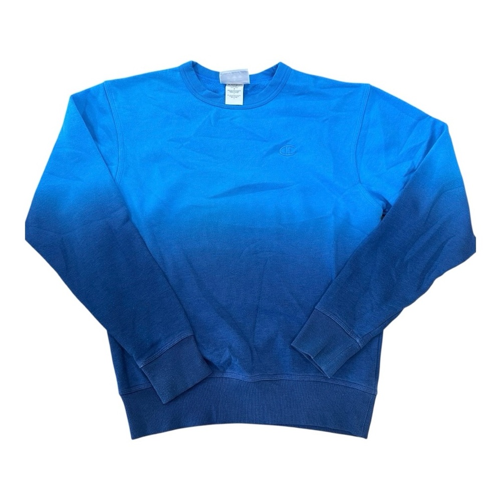 Champion Active Ombre‎ Bright Blue Sweatshirt pullover Small